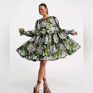 ASOS Edition Mini Smock Dress